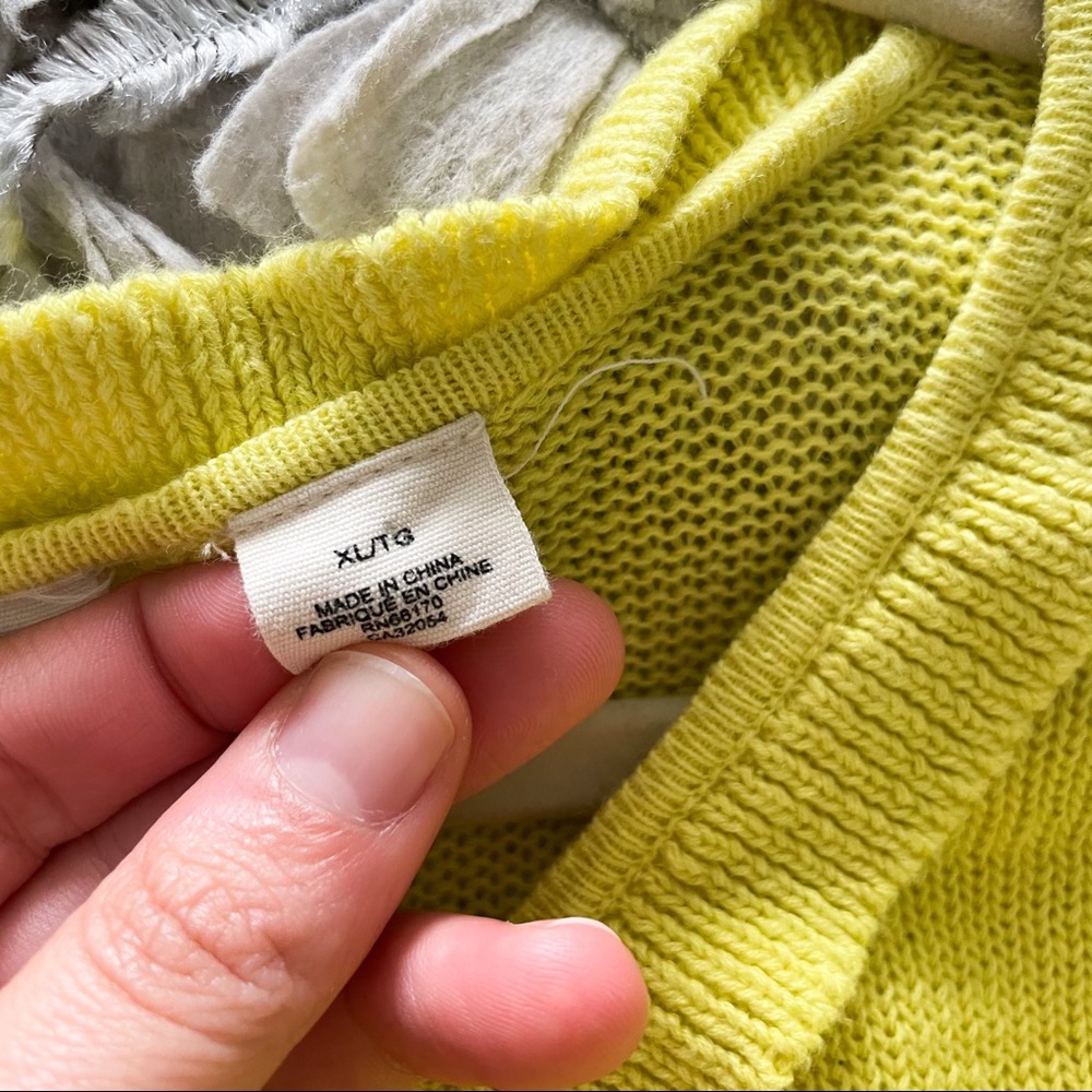 Anthropologie Moth Addie Collar Knit Green Top - Picture 4 of 7